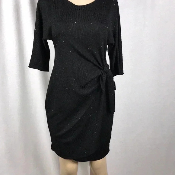 Robbie Bee Size Small Signature Dress Black Sequence Dress. New With Tags. - Picture 5 of 9